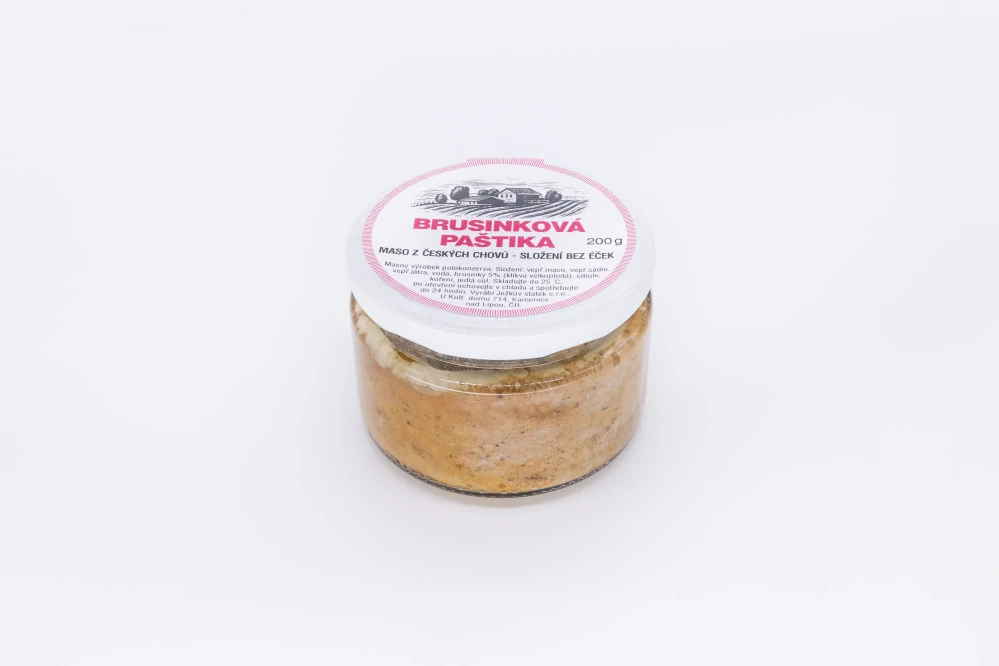 Brusinková paštika 200g
