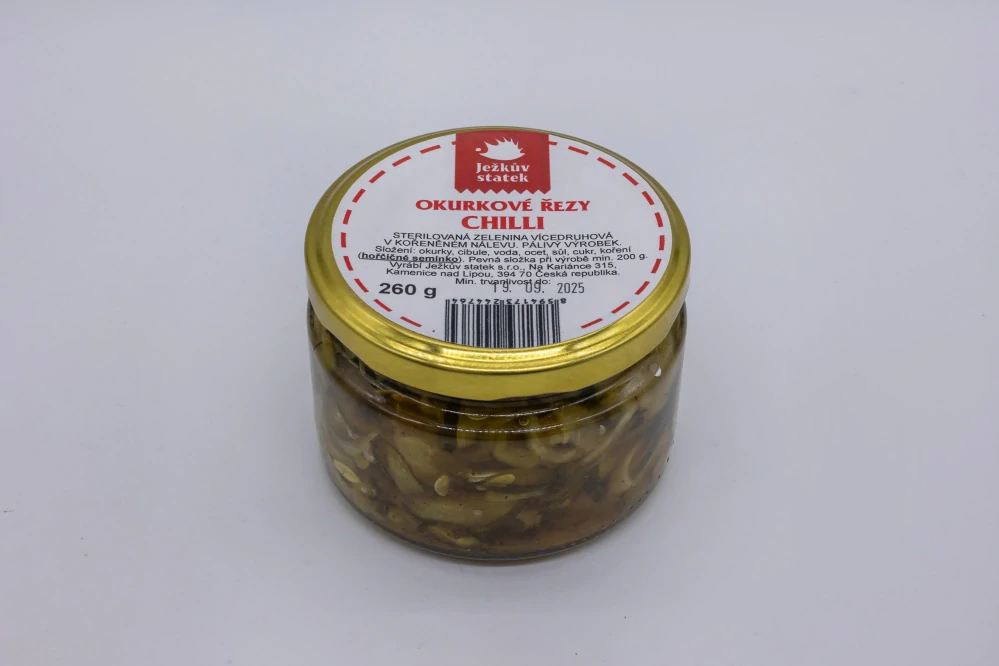 Okurkové řezy chilli 260g