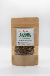 Sušení červíci s česnekem 20g