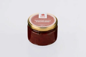 Červená řepa s bazalkou 250g