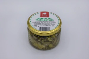Okurkové řezy sladkokyselé 260g