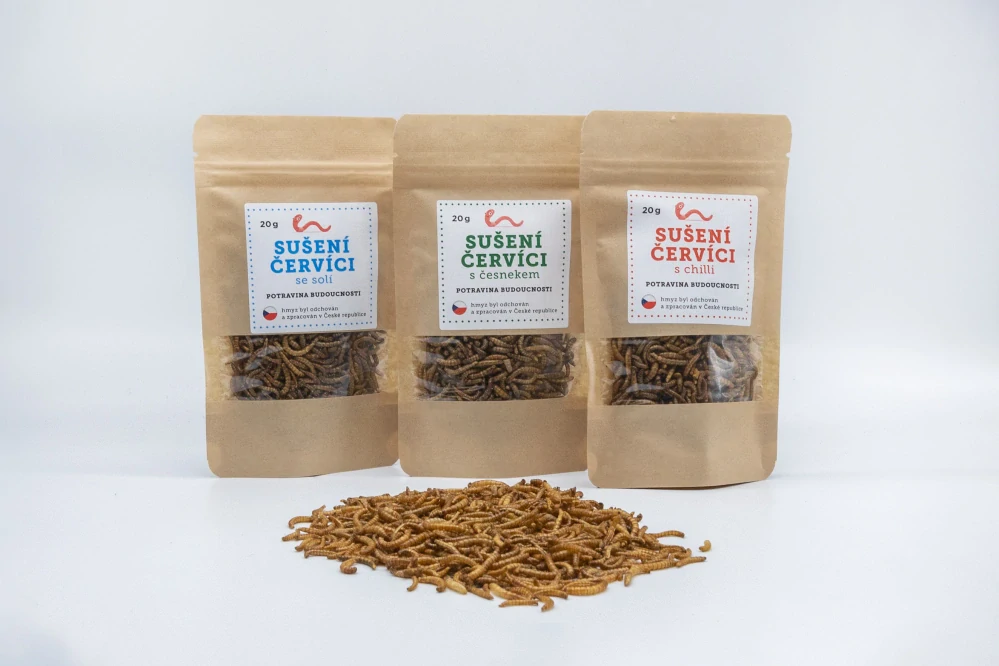 Sušení červíci s chilli 20g