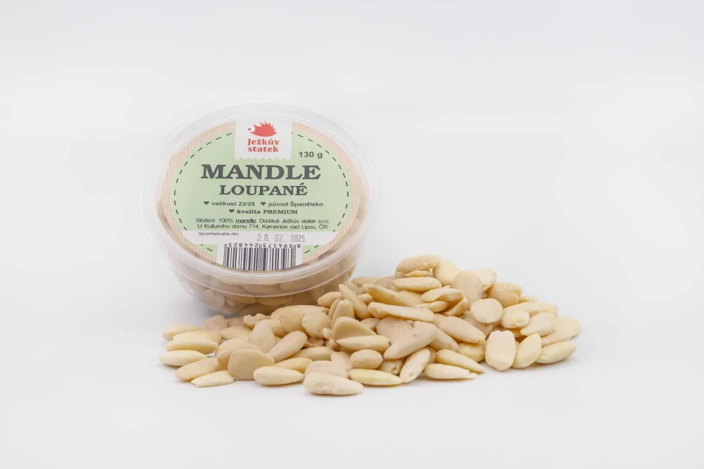 Španělské loupané mandle 130g