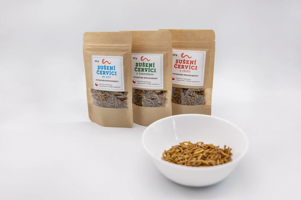 Sušení červíci s chilli 20g