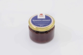 Výběrový džem Švestka s rumem 250g