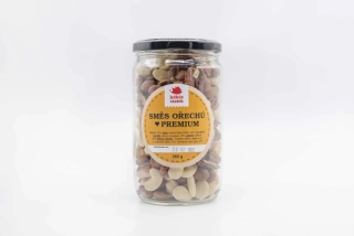 Směs ořechů Premium 350g ve sklenici